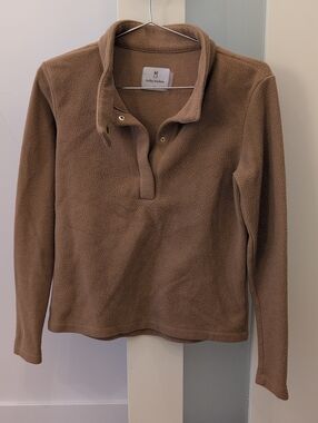 Dudley Stephens Taupe Fleece, Sz S